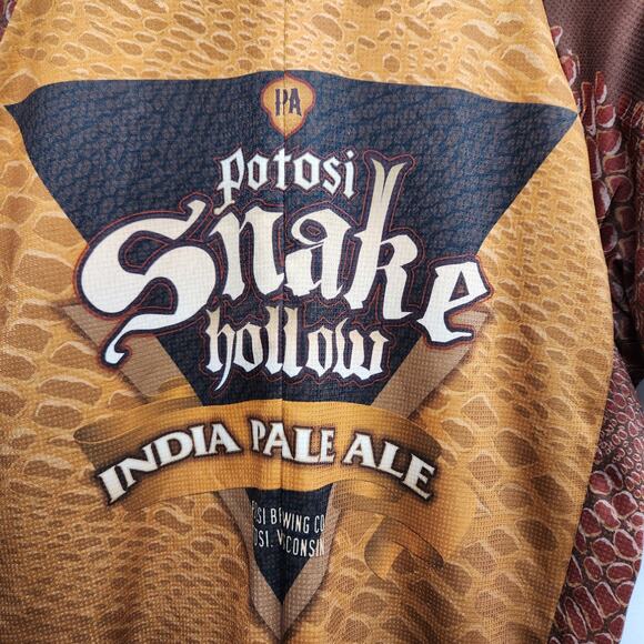 Bike Jersey Mt. Borah Potosi Snake Hollow Large Potosi Wisconsin Brewery - Picture 2 of 9